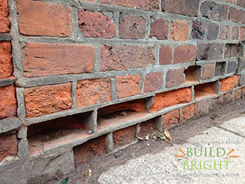 cement damage to soft brickwork build bright